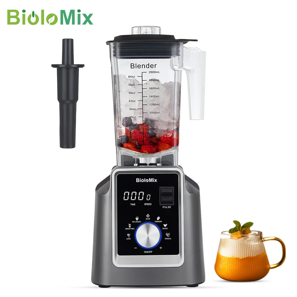 Blender Mixer Juicer, 2L Food Processor Ice Smoothies Fruit BPA Free