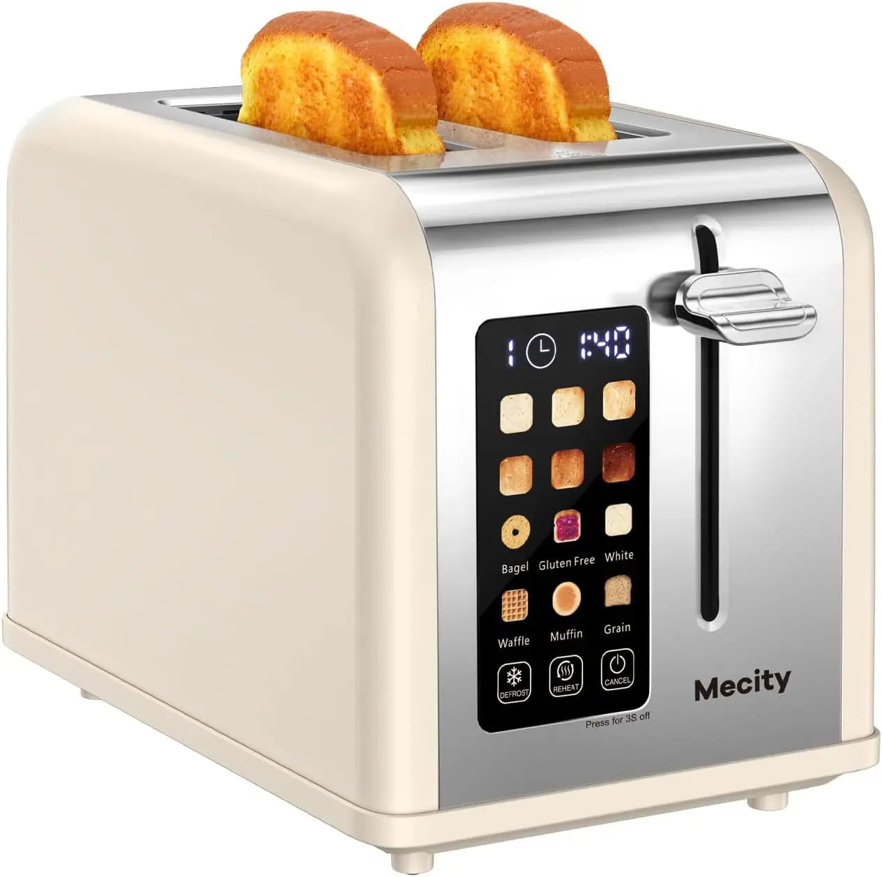 Toaster, 2-Slot Smart Wide-Slot, Stainless