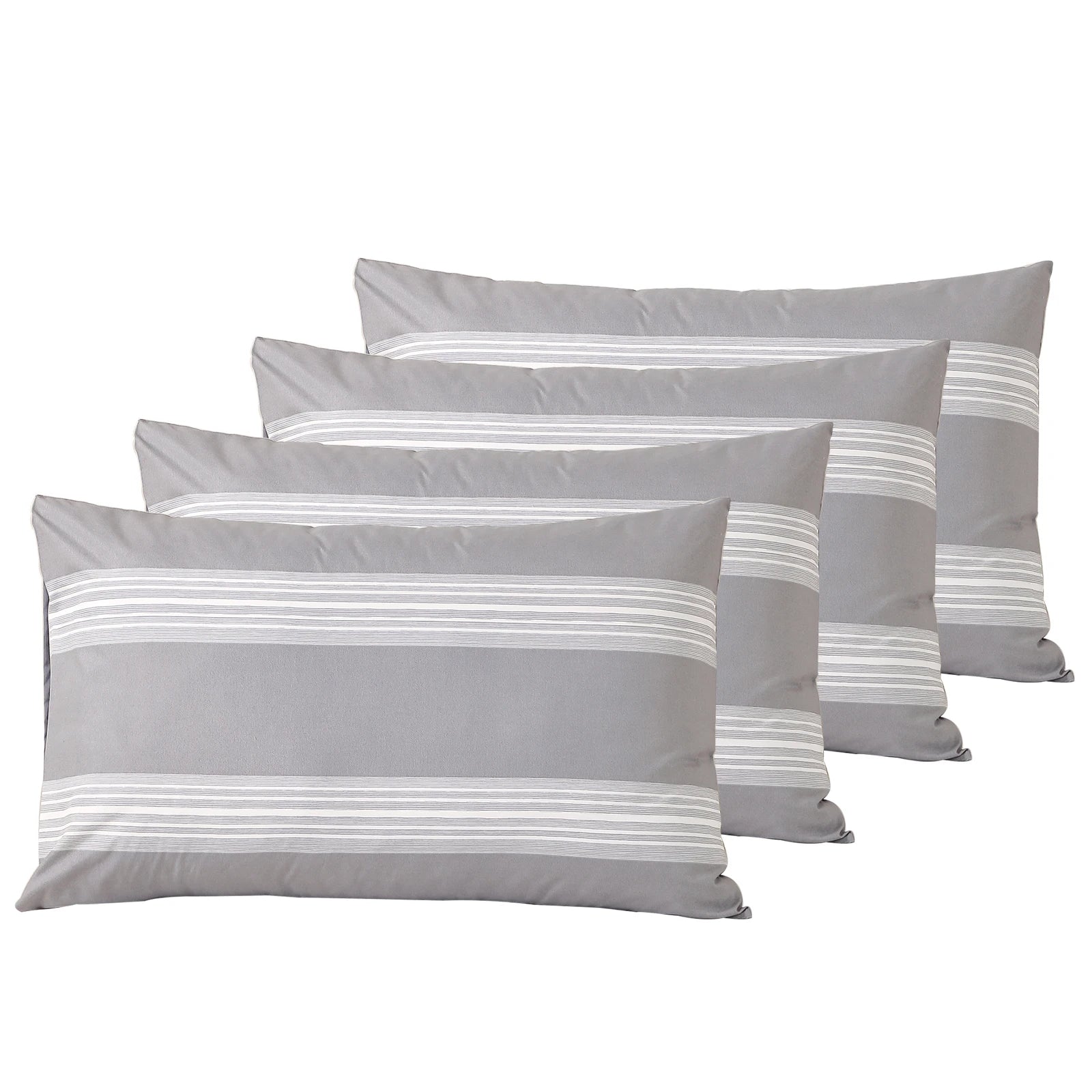4pcs/2 Pairs Twin Full Queen King 20x26/20x28/20x30/20x36in Printed Pillowcases Pillow Protector Cover Sets