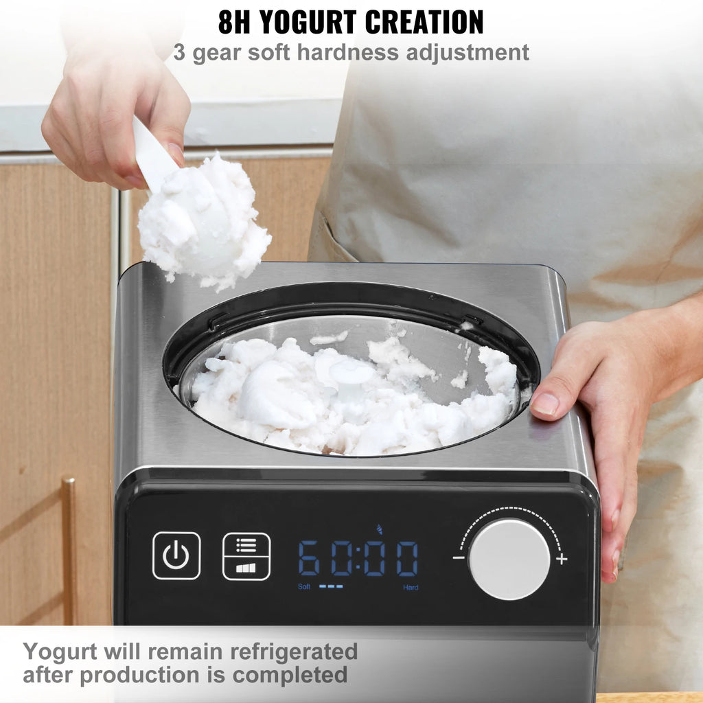 Ice Cream Maker, 2 Qt Electric, Fruit & Yogurt