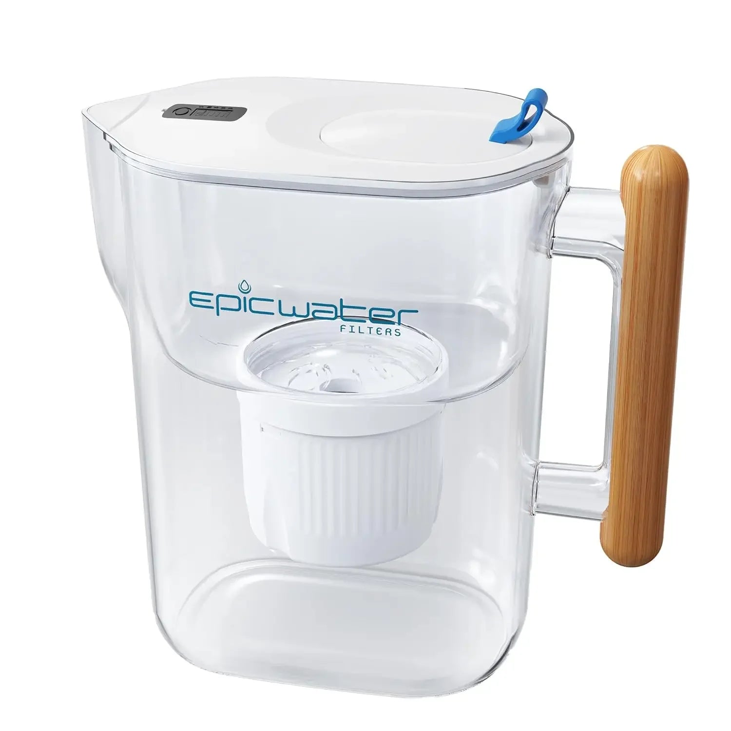 Water Filter Pitcher, 10-Cup BPA-Free, Fluoride, Chlorine, Lead