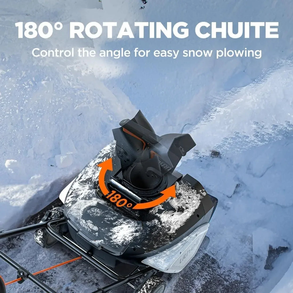BestsellerBestseller2X20V Cordless Snow Blower, 20 Inch Snow Thrower with 4.0Ah Battery, Electric Snow Blowers with LED Spotligh