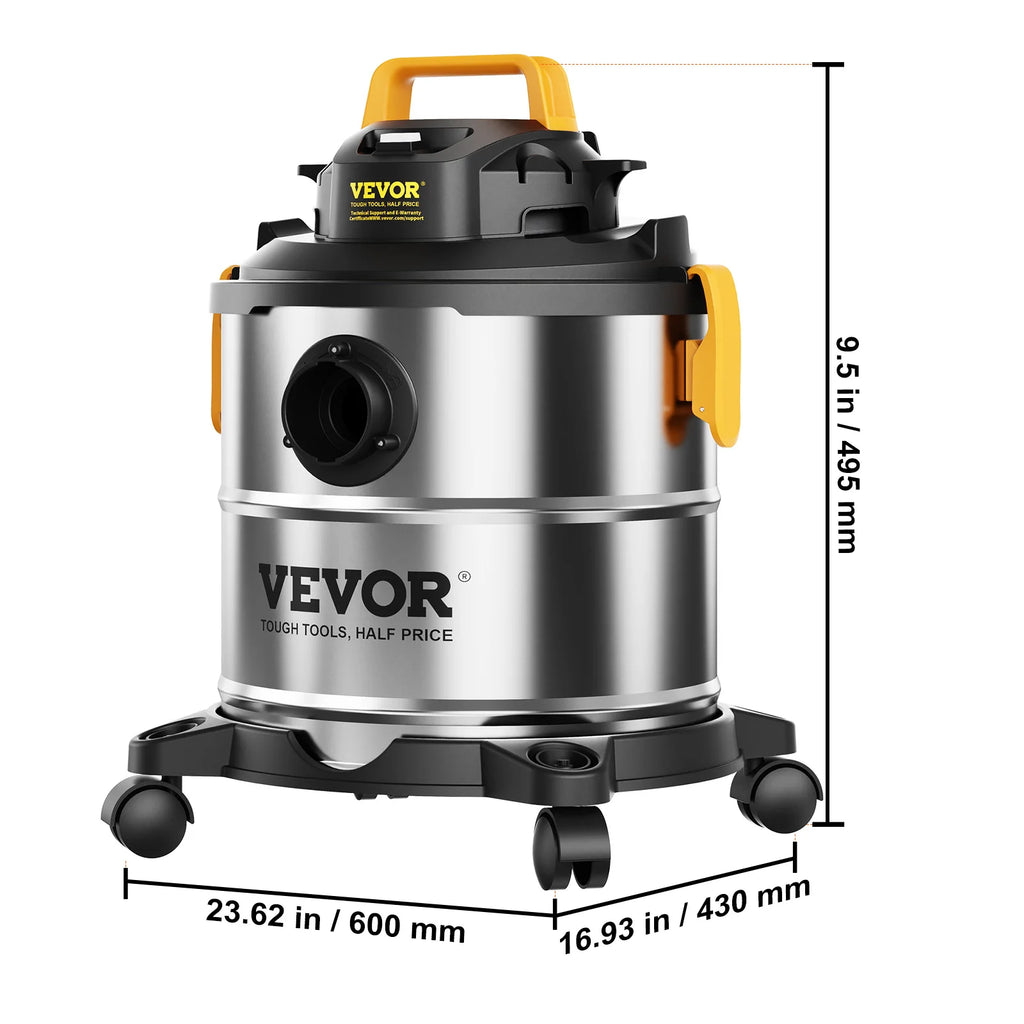Shop Vac, Wet Dry Stainless Carpet Debris Pet Hair