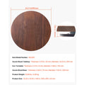 Lazy Susan Turntable 24 in Wood Clear