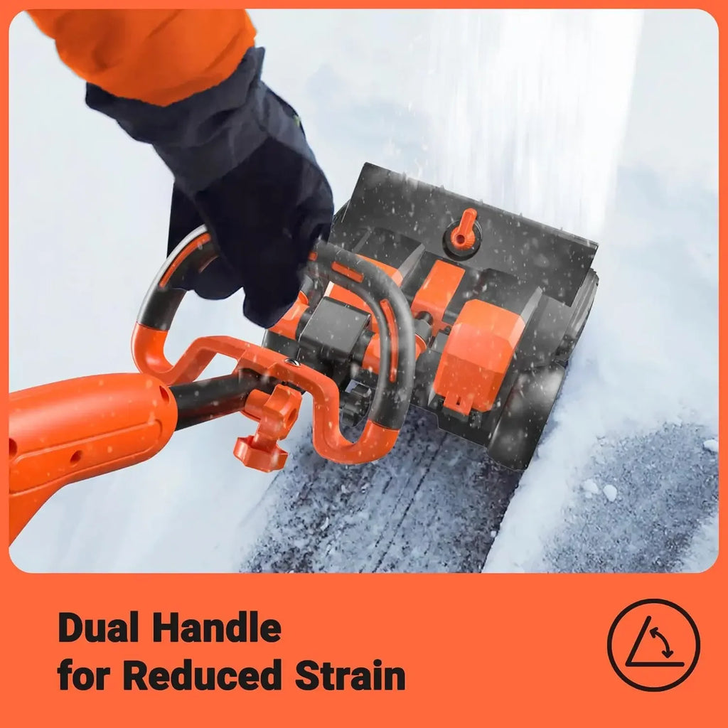 BestsellerBestsellerCordless Snow Shovel with Wheels, 48V | 16-Inch | 4-Ah Brushless Cordless Snow Blower with Directional Plate