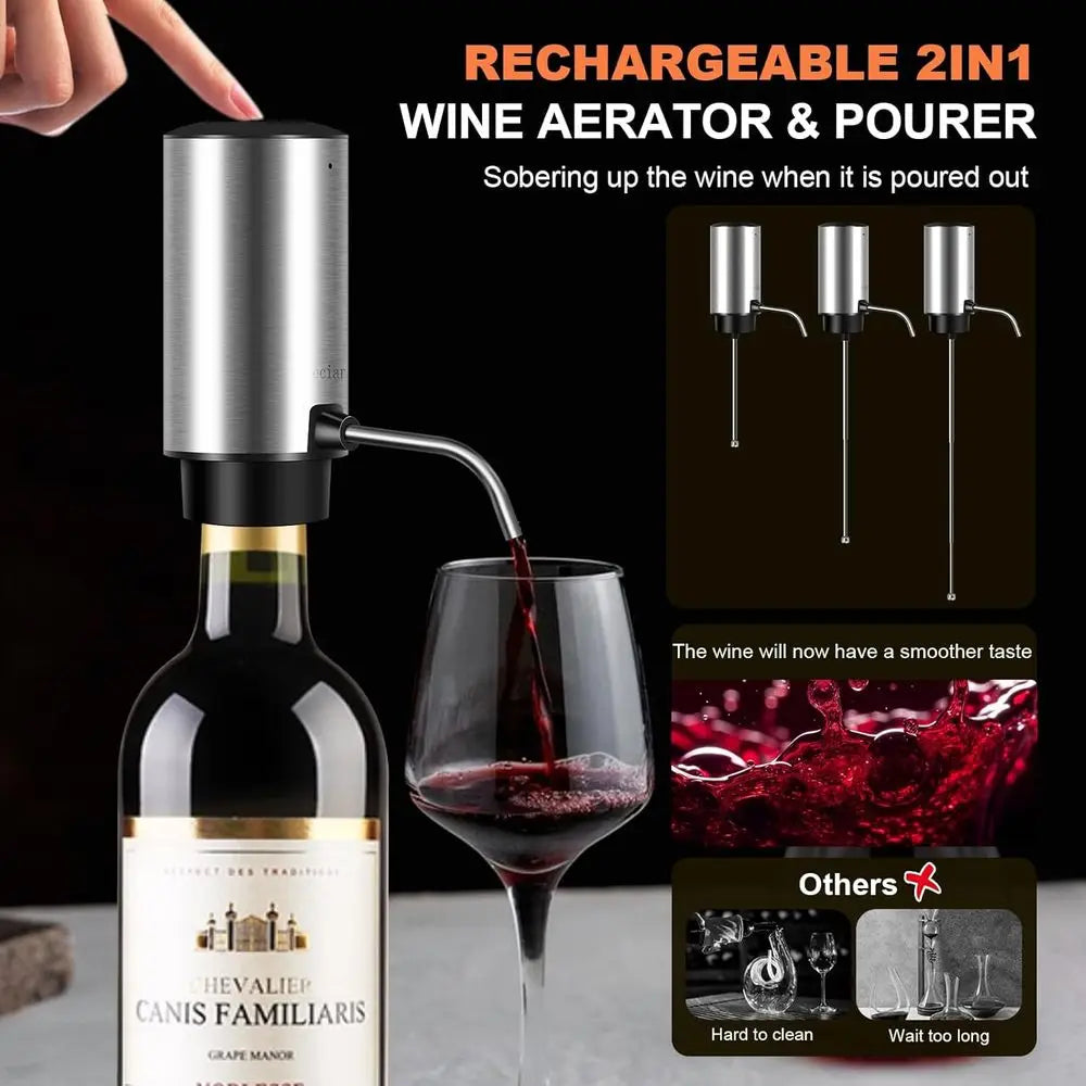 Electric Wine Opener Set, Gift Box