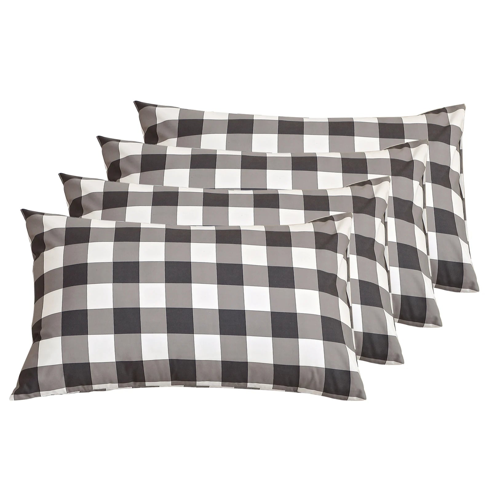 4pcs/2 Pairs Twin Full Queen King 20x26/20x28/20x30/20x36in Printed Pillowcases Pillow Protector Cover Sets