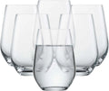 Tumbler Glasses Set of 6 Tritan Crystal Dishwasher-Safe 19 oz