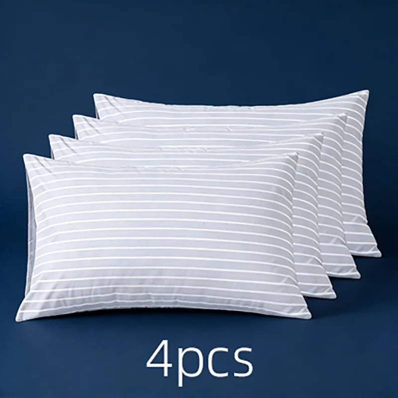 4pcs/2 Pairs Twin Full Queen King 20x26/20x28/20x30/20x36in Printed Pillowcases Pillow Protector Cover Sets