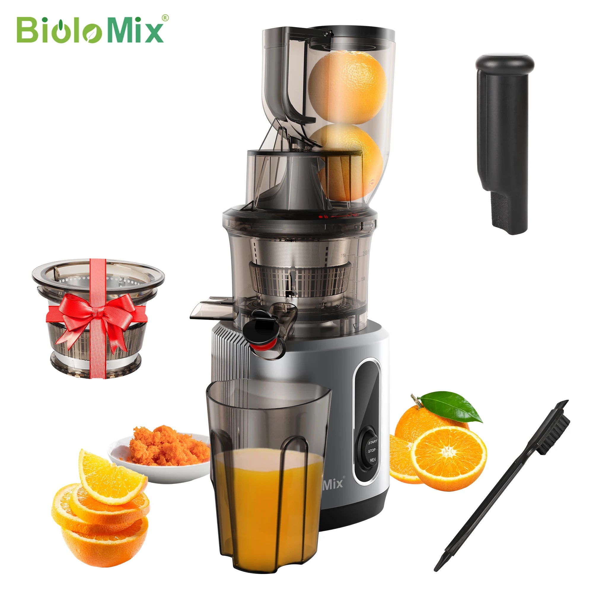 Juicer, Cold Press Fits Whole Fruits
