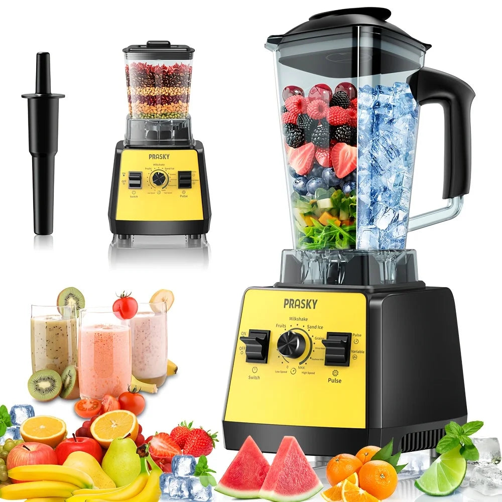 Blender Grinder, 68oz 2 Containers Ice Crushing BPA Free