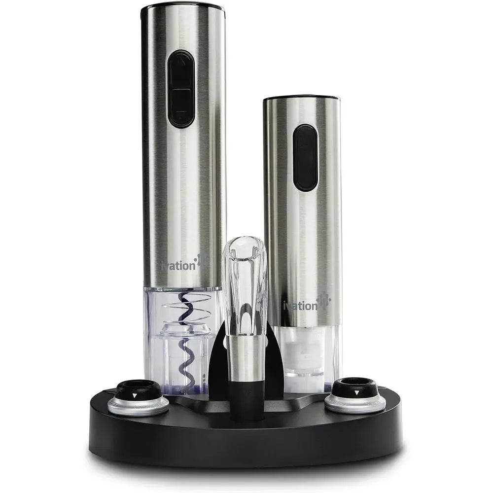 Electric Wine Opener with Vacuum Stoppers