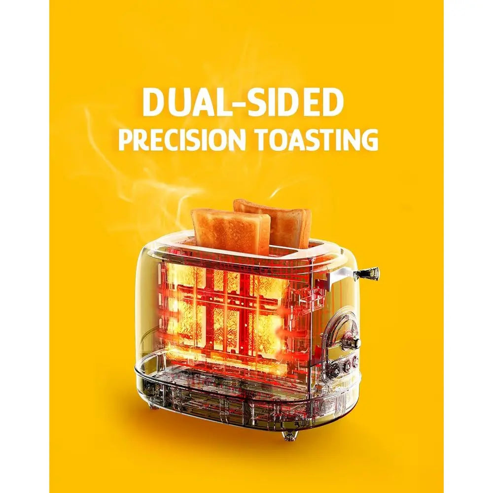 Toaster, 2-Slice Retro, Removable Crumb Tray