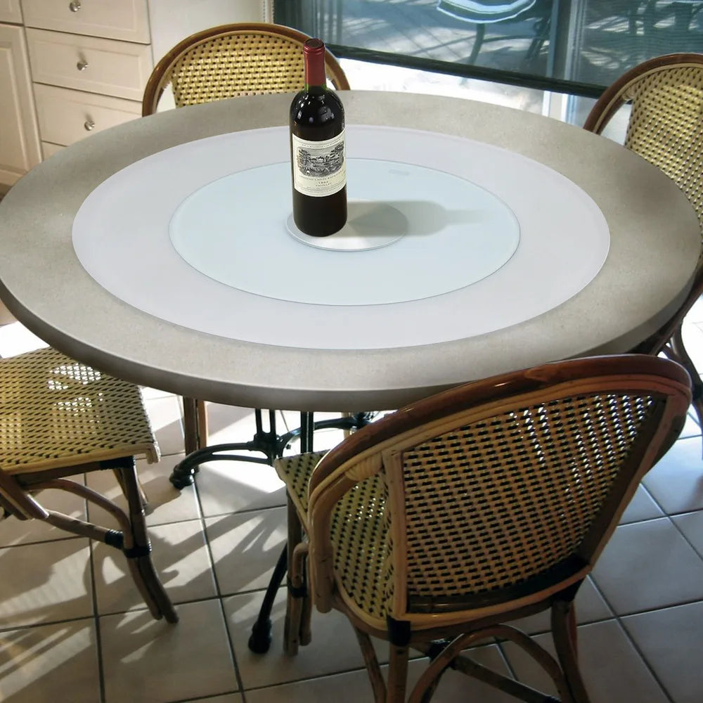 Turntable 27.5in Clear Tempered Glass