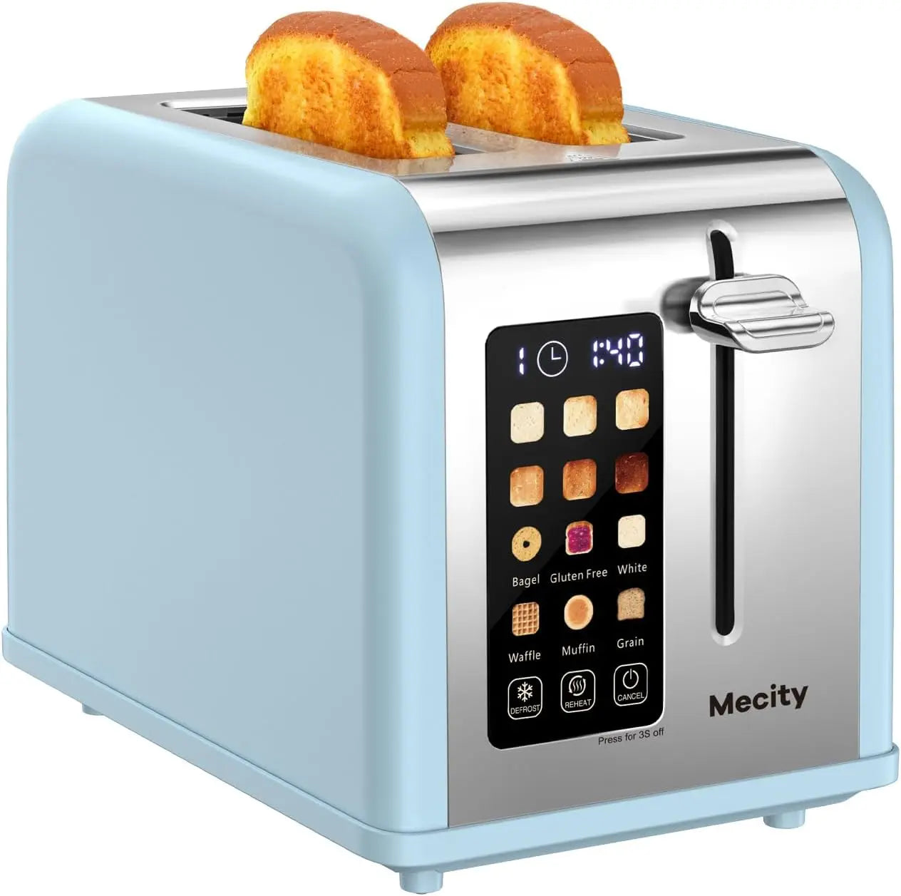 Toaster 2-Slot Smart Wide-Slot, Stainless Steel