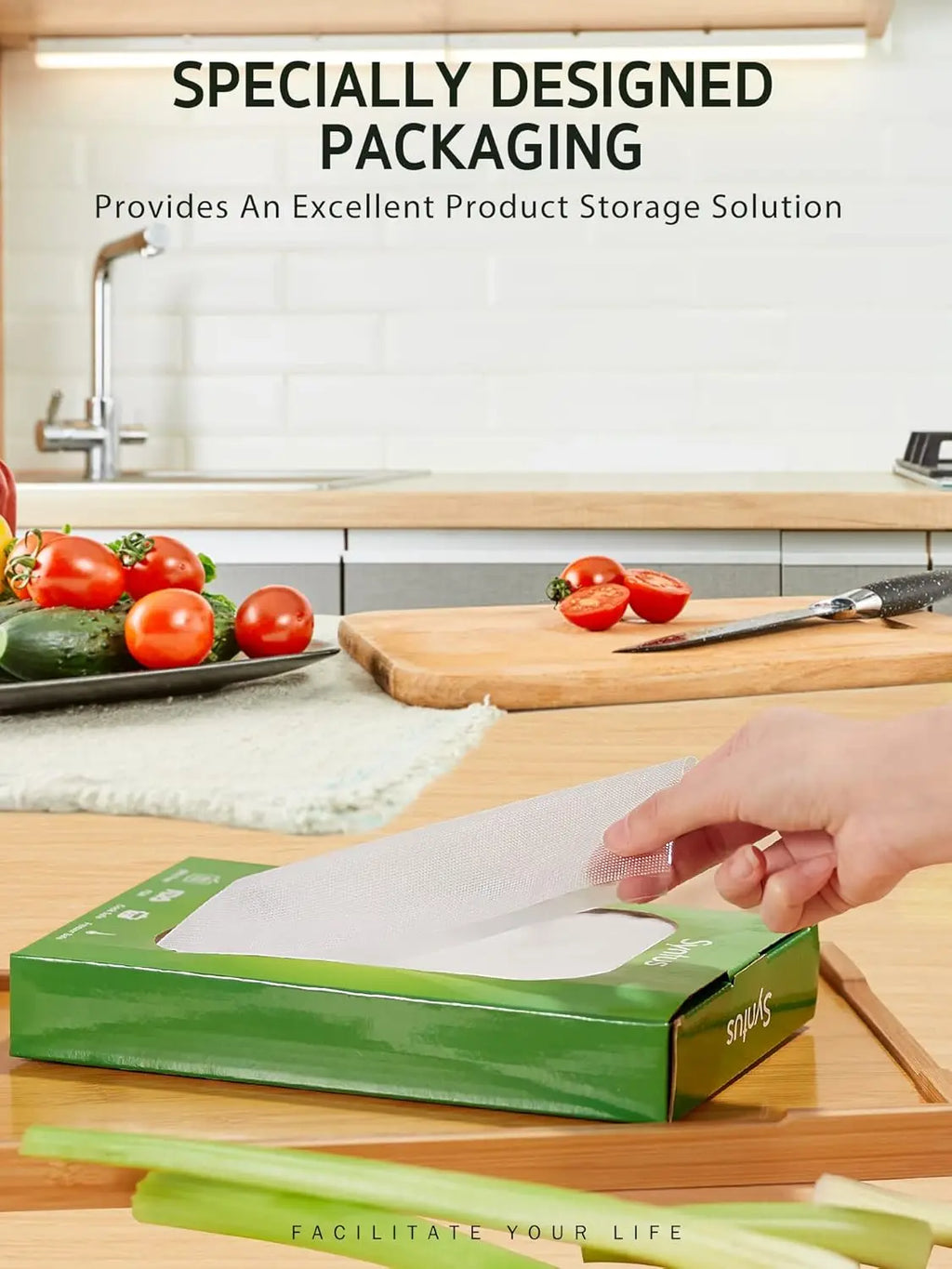 200 Vacuum Sealer Bags, 11x16 Gallon