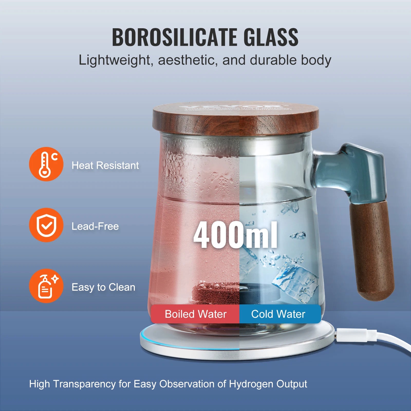 Hydrogen Water Generator 400ML