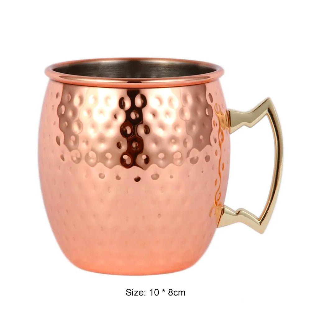 Mugs, 8 Stainless Steel Copper