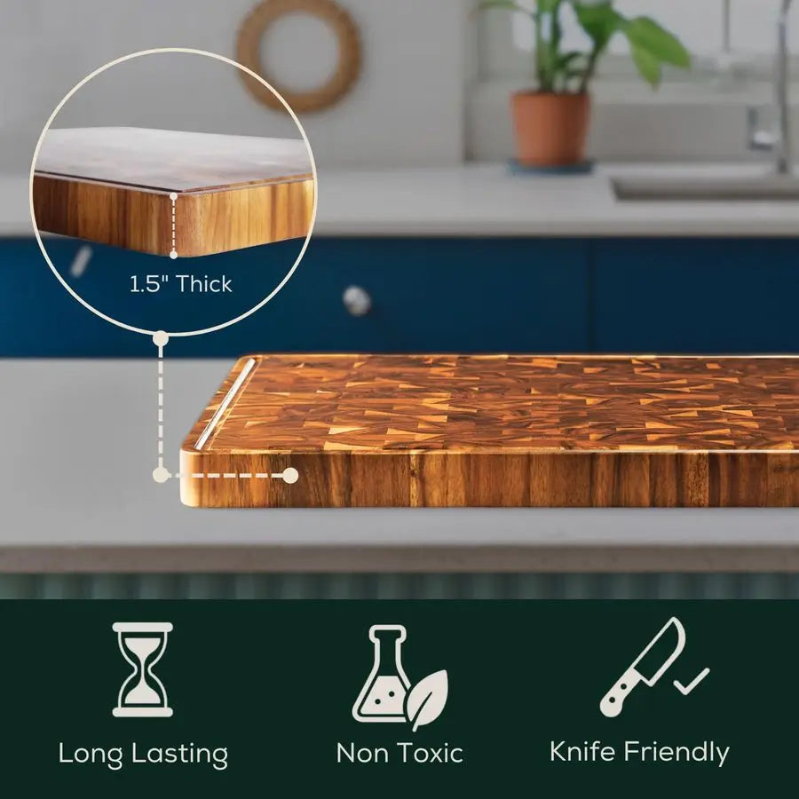 Cutting Board Serving, Acacia Wood