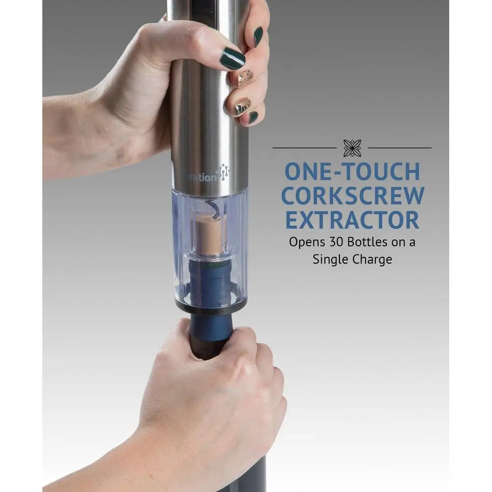 Electric Wine Opener with Vacuum Stoppers