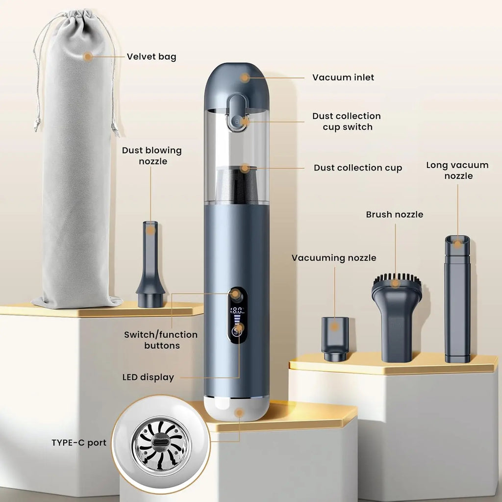Cordless Vacuum, Handheld w/ attachments