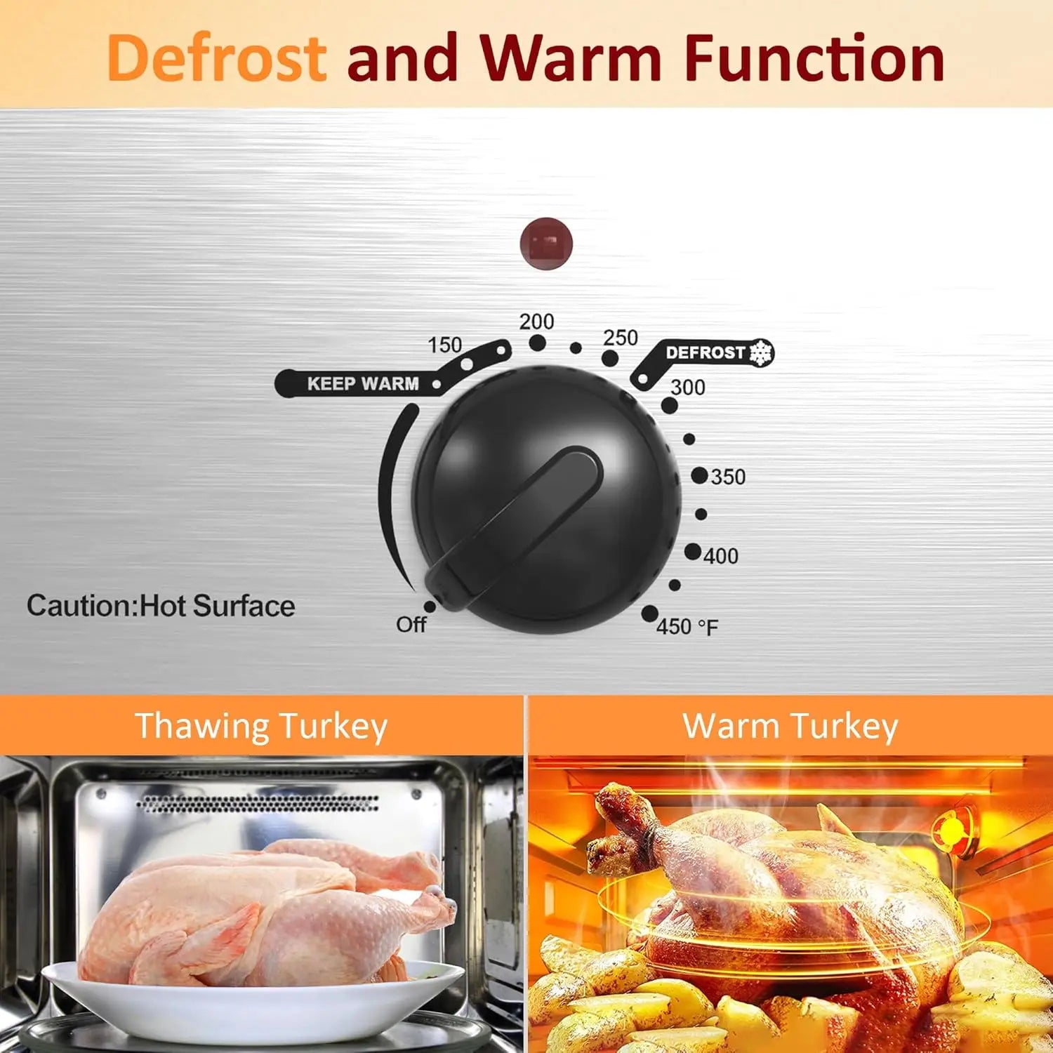 Roaster Oven, Electric Self-Basting, 24 Qt Removable Pan