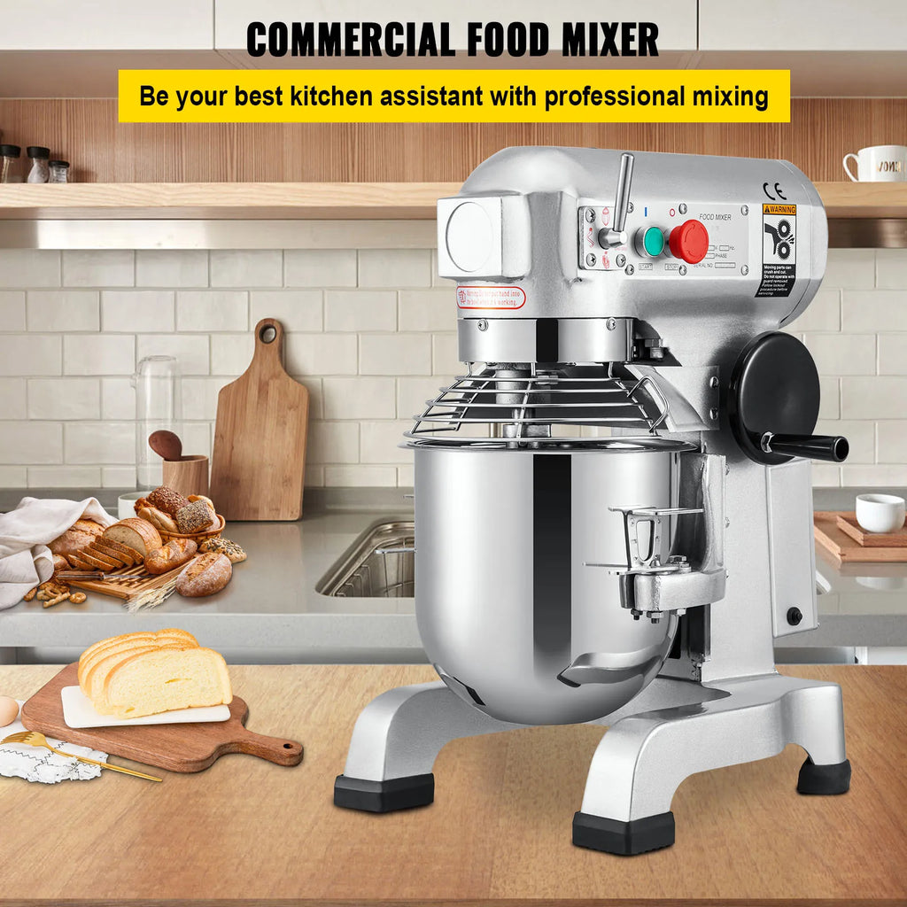 Dough Machine, 10-30L Electric Stainless Cream Egg Mixer Blender