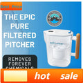 Water Filter Pitcher, 10-Cup BPA-Free, Fluoride, Chlorine, Lead