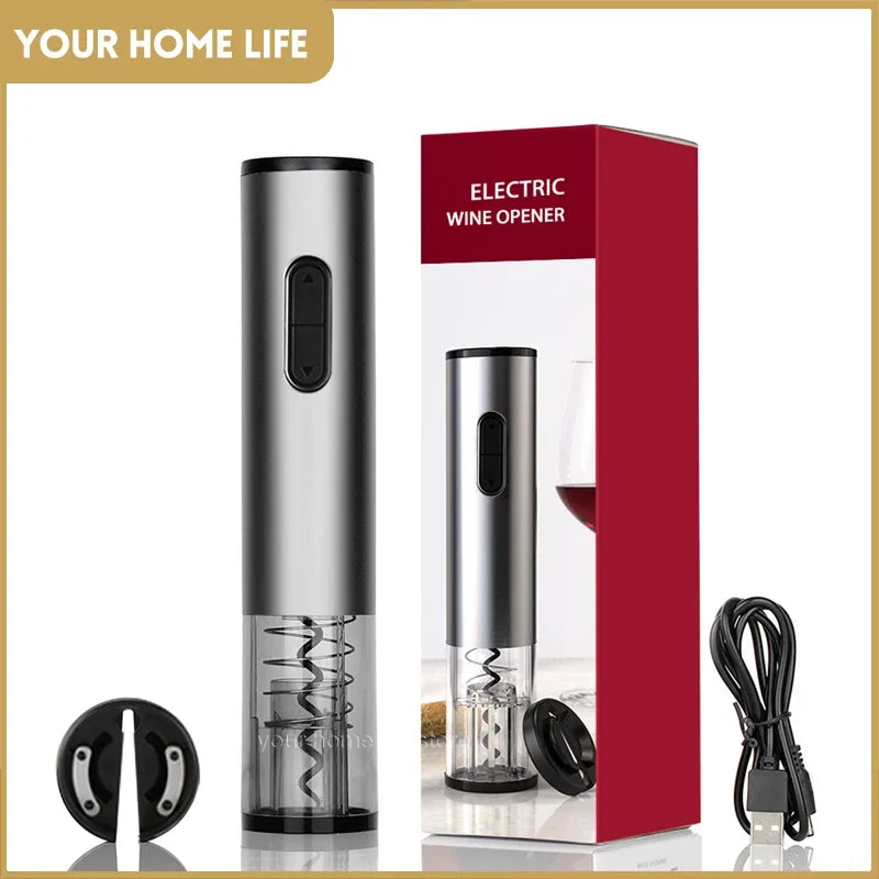 Electric Wine Opener, Stainless steel