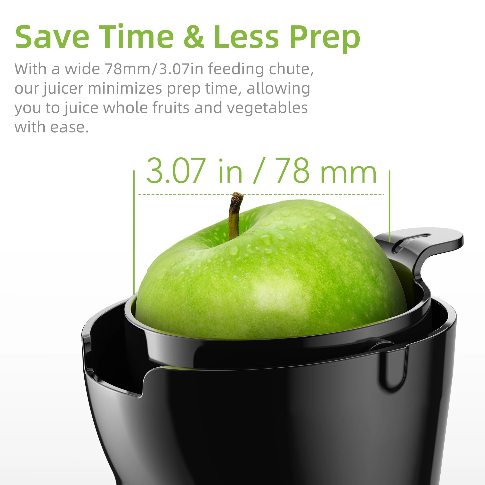 Juicer, Cold Press Fits Whole Fruits