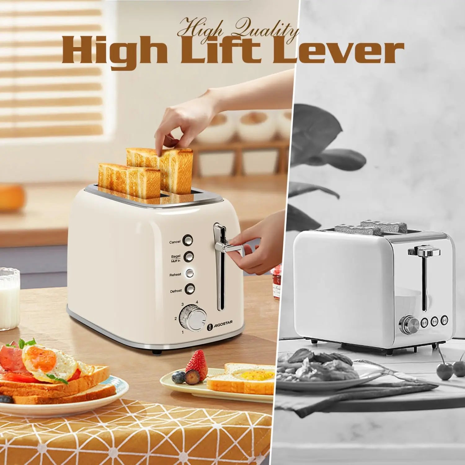Toaster, 2 Slice Retro Extra-Wide Slots