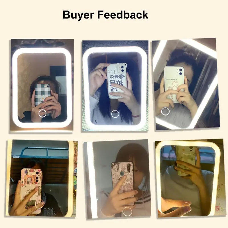 Makeup Mirror, LED Smart Desktop Fill Light
