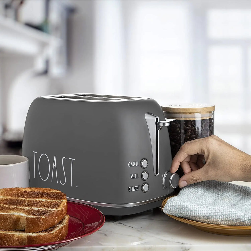 Toaster 2-Slice Retro Rounded Stainless Steel