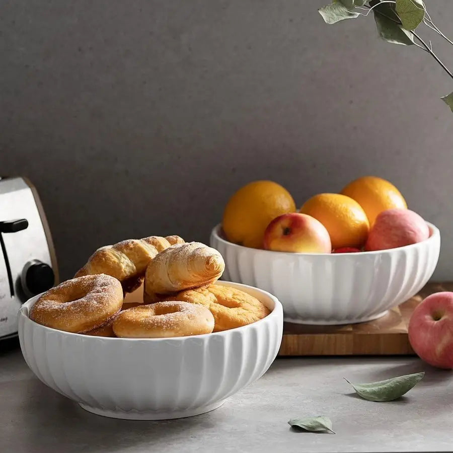Bowls, Large Ceramic Set of 2
