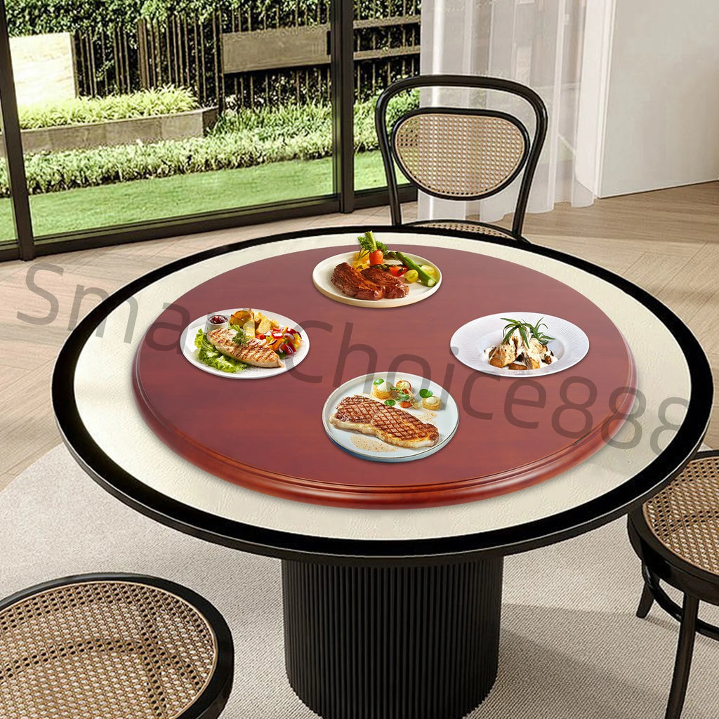 Lazy Susan Turntable 70cm Wood Dining