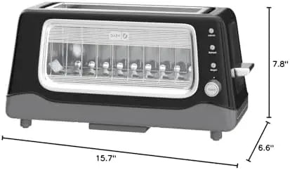 Toaster, Clear-View Extra-Wide Slots
