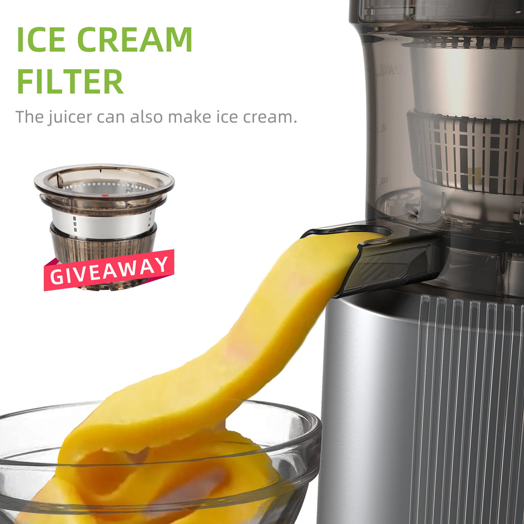 Juicer, Cold Press Fits Whole Fruits