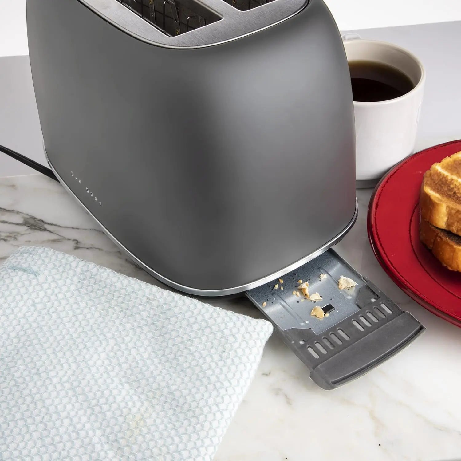 Toaster 2-Slice Retro Rounded Stainless Steel