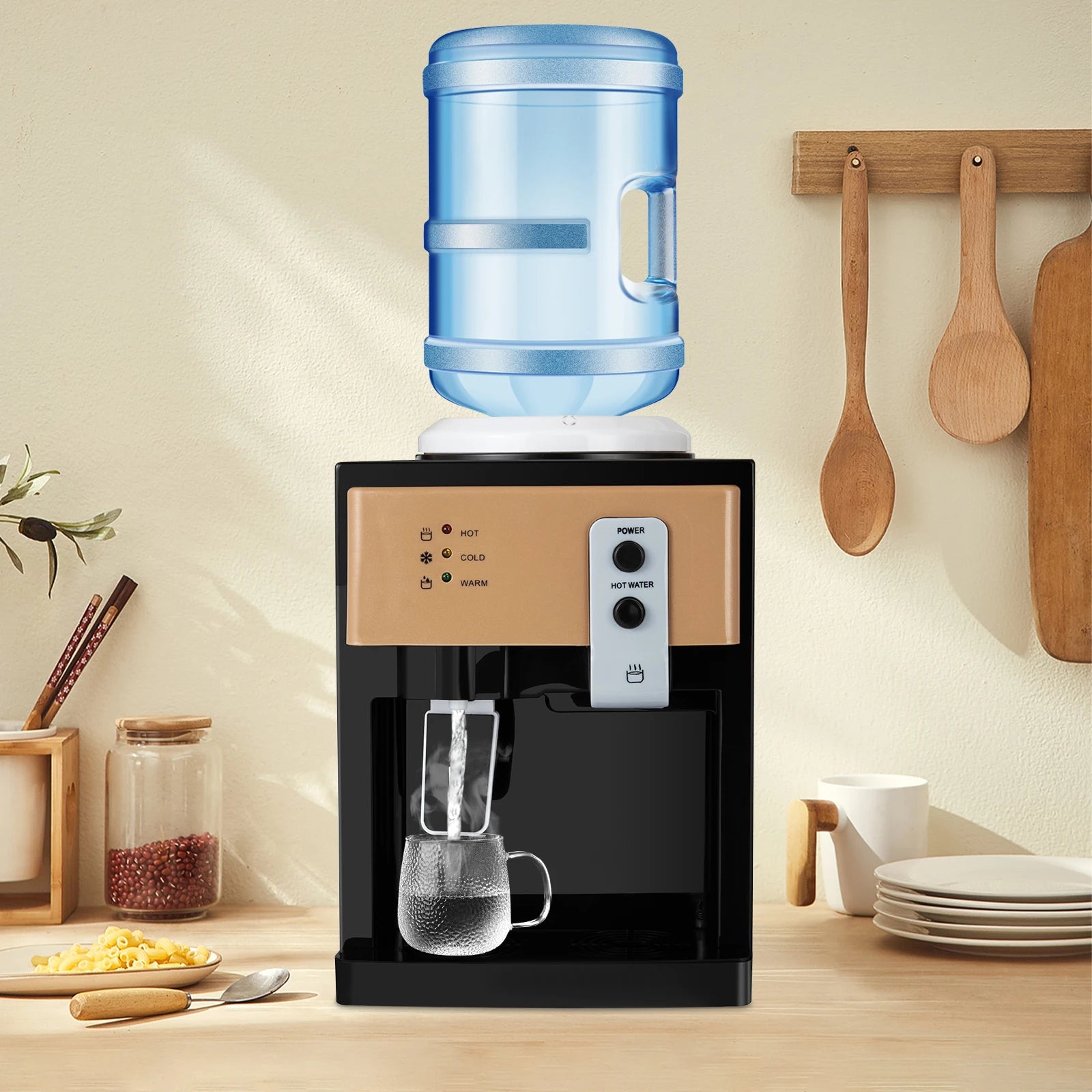 Water Dispenser, 5 Gal Hot&Cold, Electric