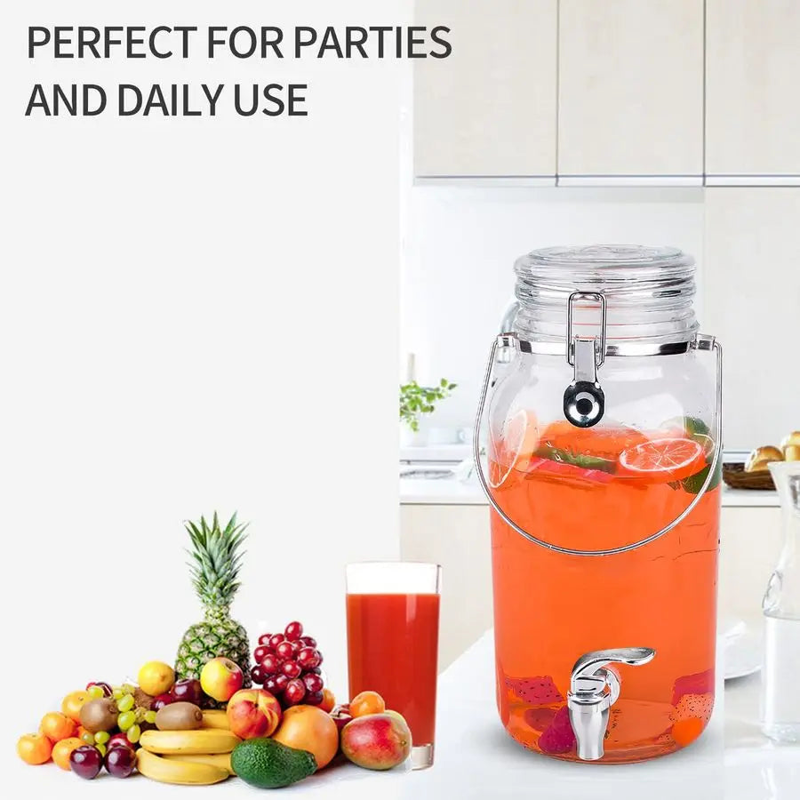 Beverage Dispenser 2-pack, 1 Gal Glass
