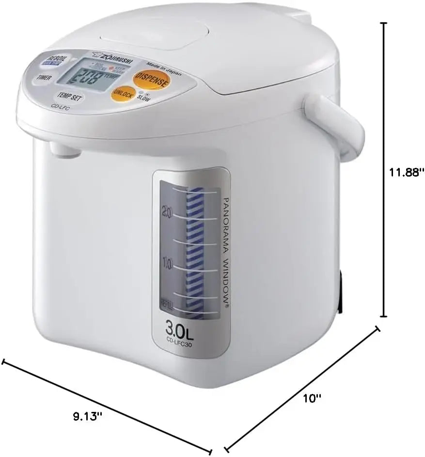 Water Filter, Boiler & Warmer, 101 oz, White