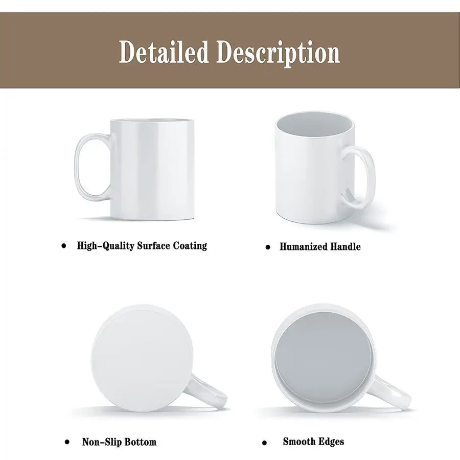 Mugs Set of 12 15 oz White