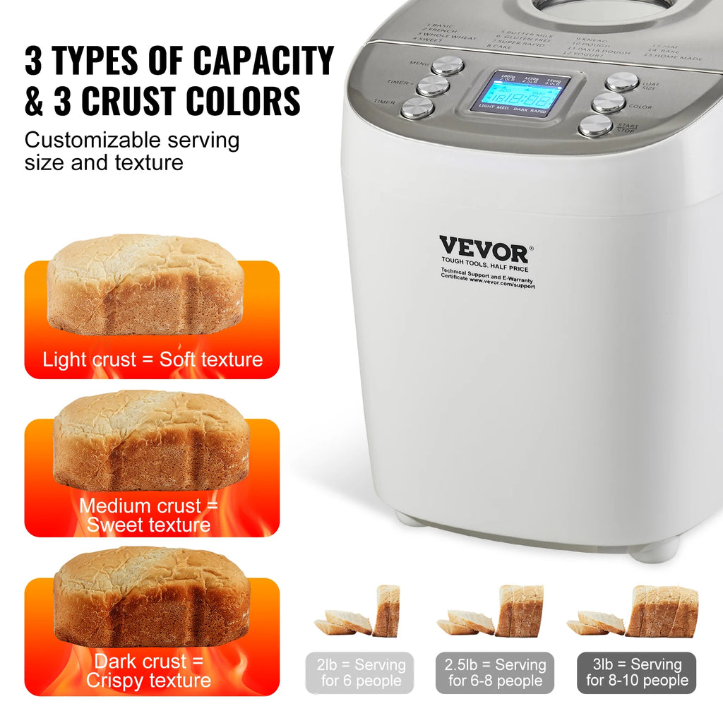 Bread Maker, Nonstick Ceramic Gluten Free