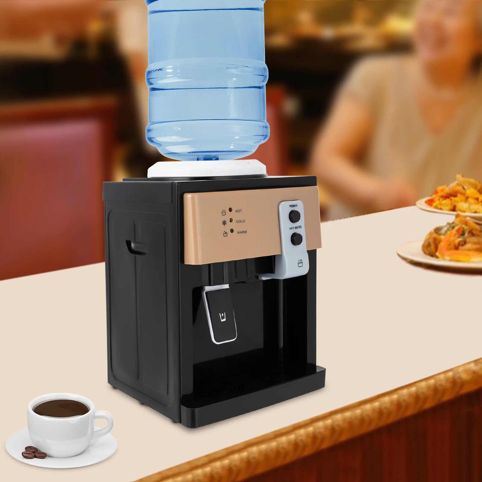 Water Dispenser, 5 Gal Hot&Cold, Electric