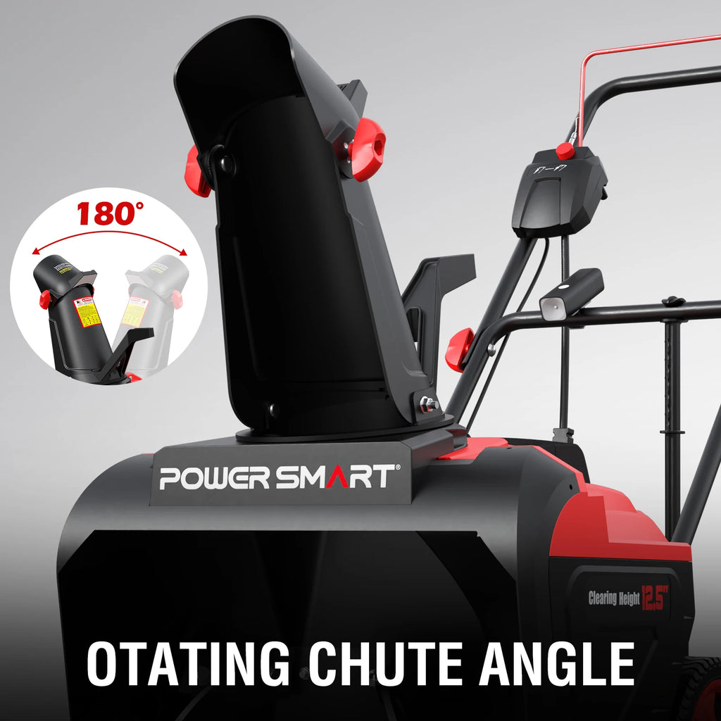 Snow Thrower, 21" Electric LED Lightweight