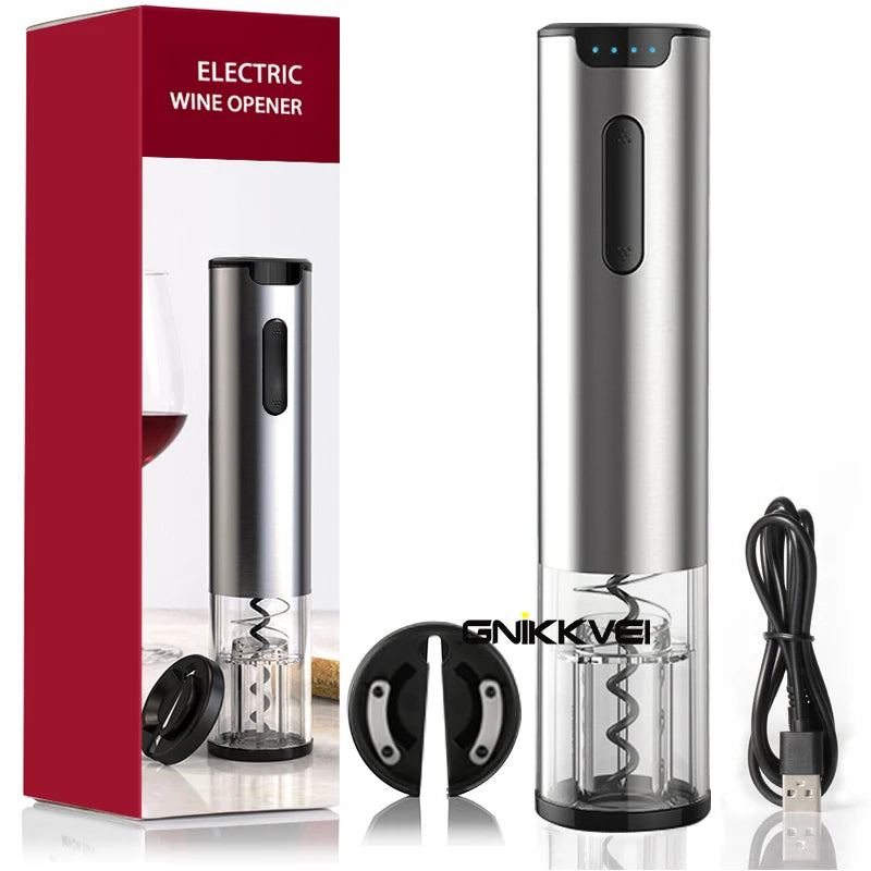 Electric Wine Opener, Stainless steel