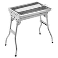 Charcoal Grill, Stainless Steel Foldable Charcoal BBQ