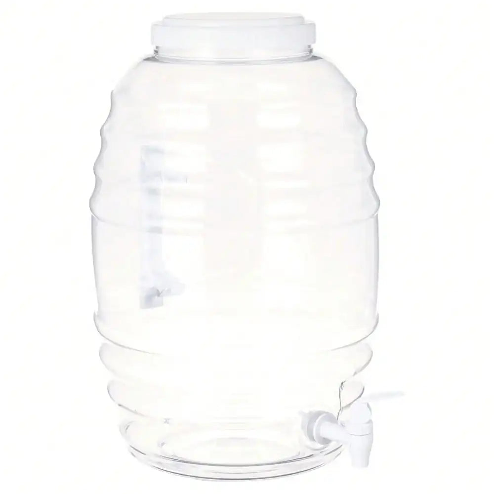 Beverage Dispenser, 5 Gal White