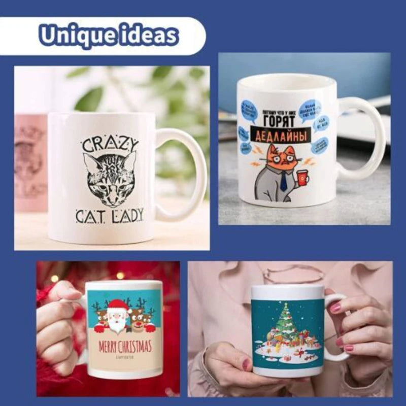 Mugs, 6-pack 11 oz White Ceramic