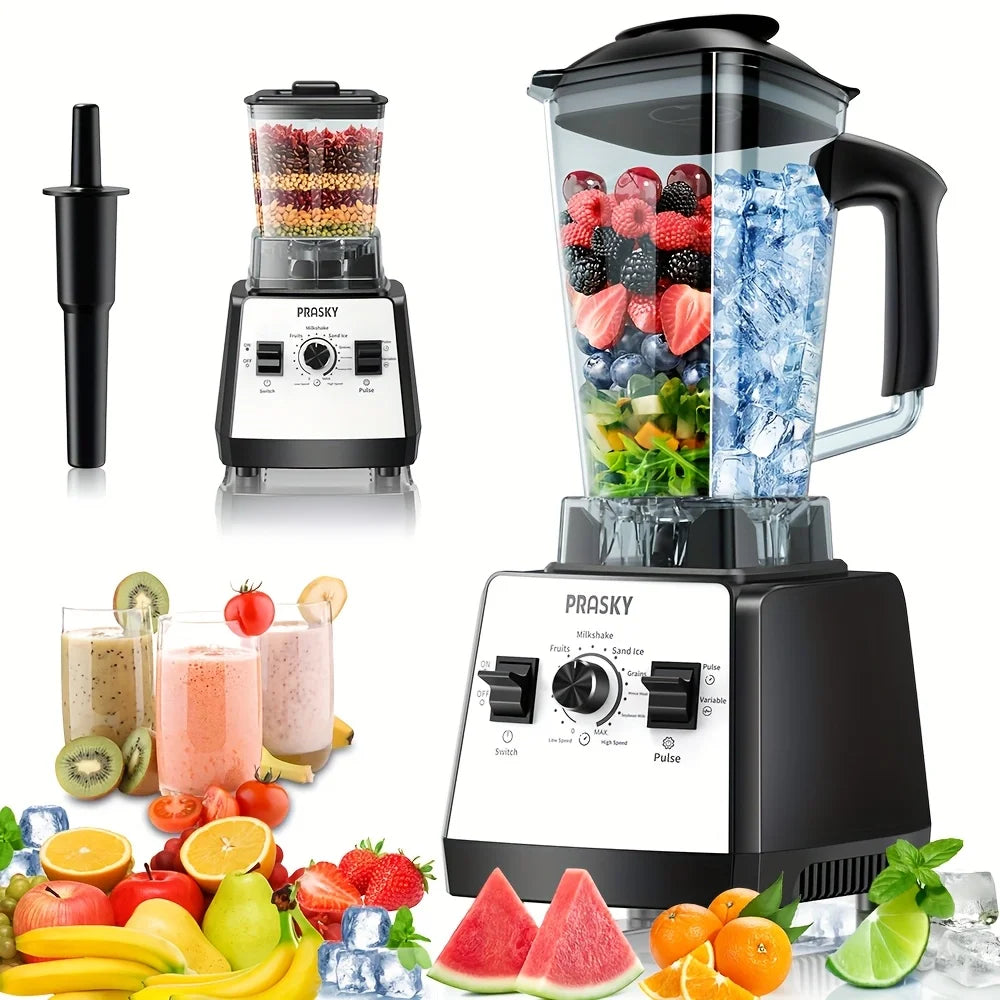 Blender Grinder, 68oz 2 Containers Ice Crushing BPA Free